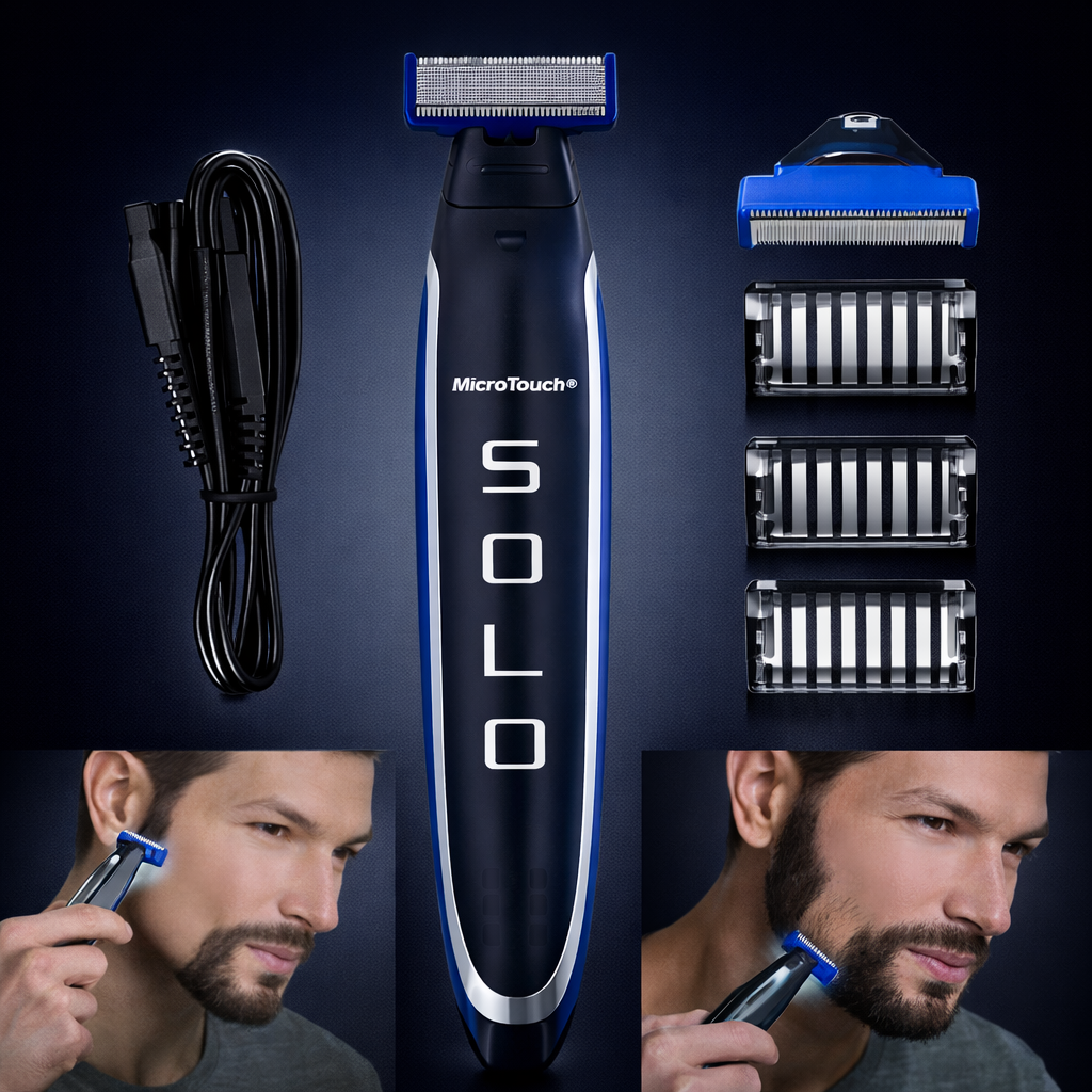 Micro touch Solo Shaver Trimmer rechargeable