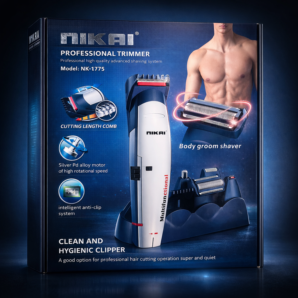 Nikai NK-1775 4-In-1 Professional Hair Trimmer